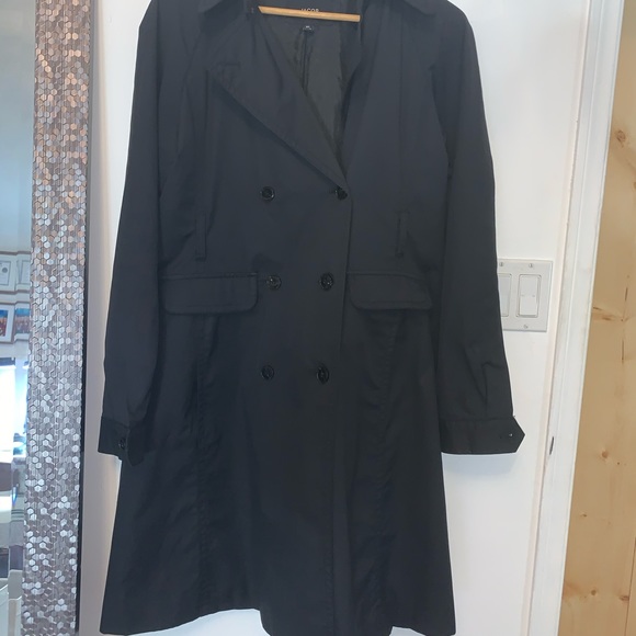 JACOB TRENCH COAT, black, FROM 2002, EUC - Picture 8 of 8